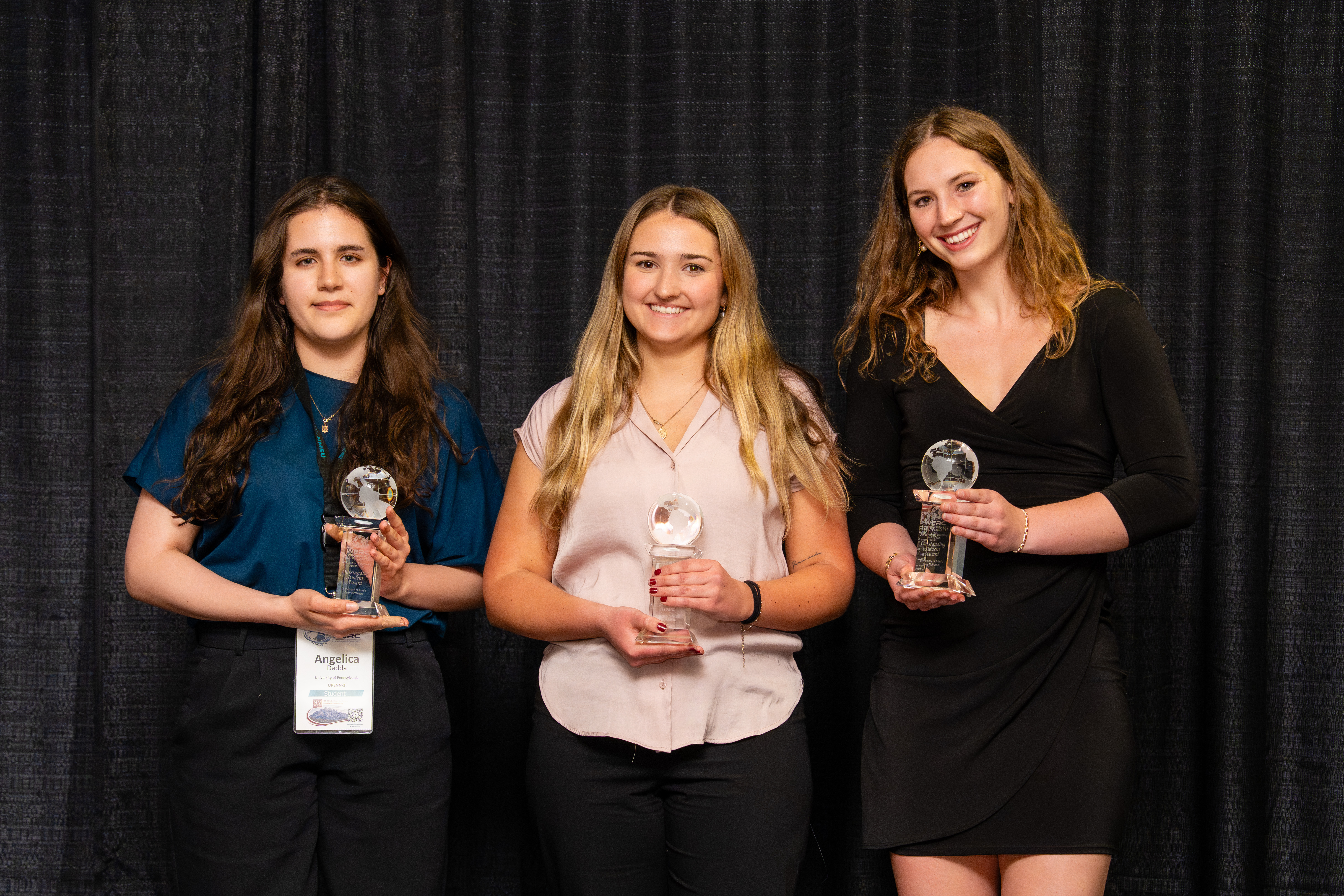 Terry McManus Outstanding Student Award - Angelica Dadda - Kayla Florian - Olivia Richards